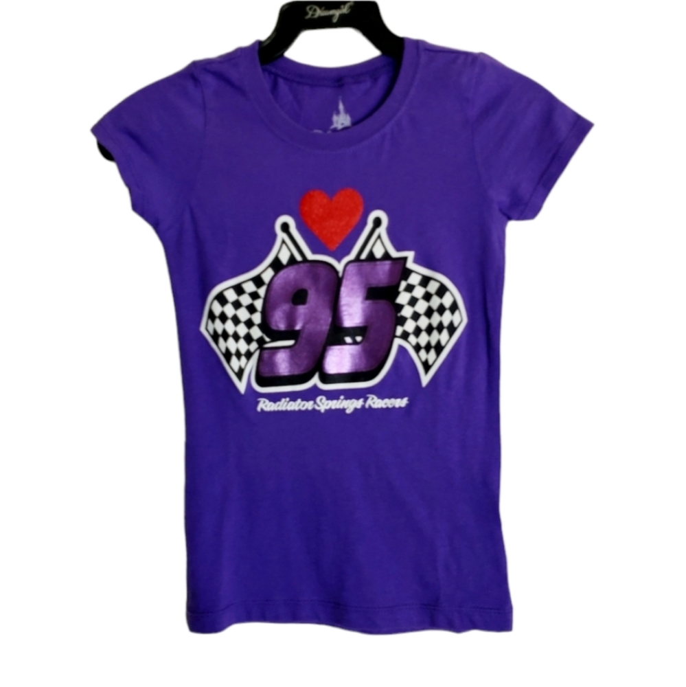 Disney Parks girls purple graphic t size XS